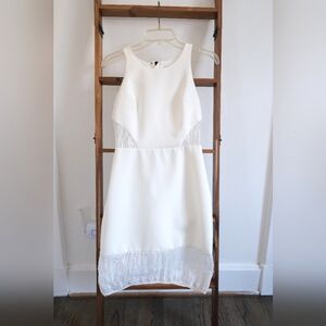Used Milly White Dress Size 0